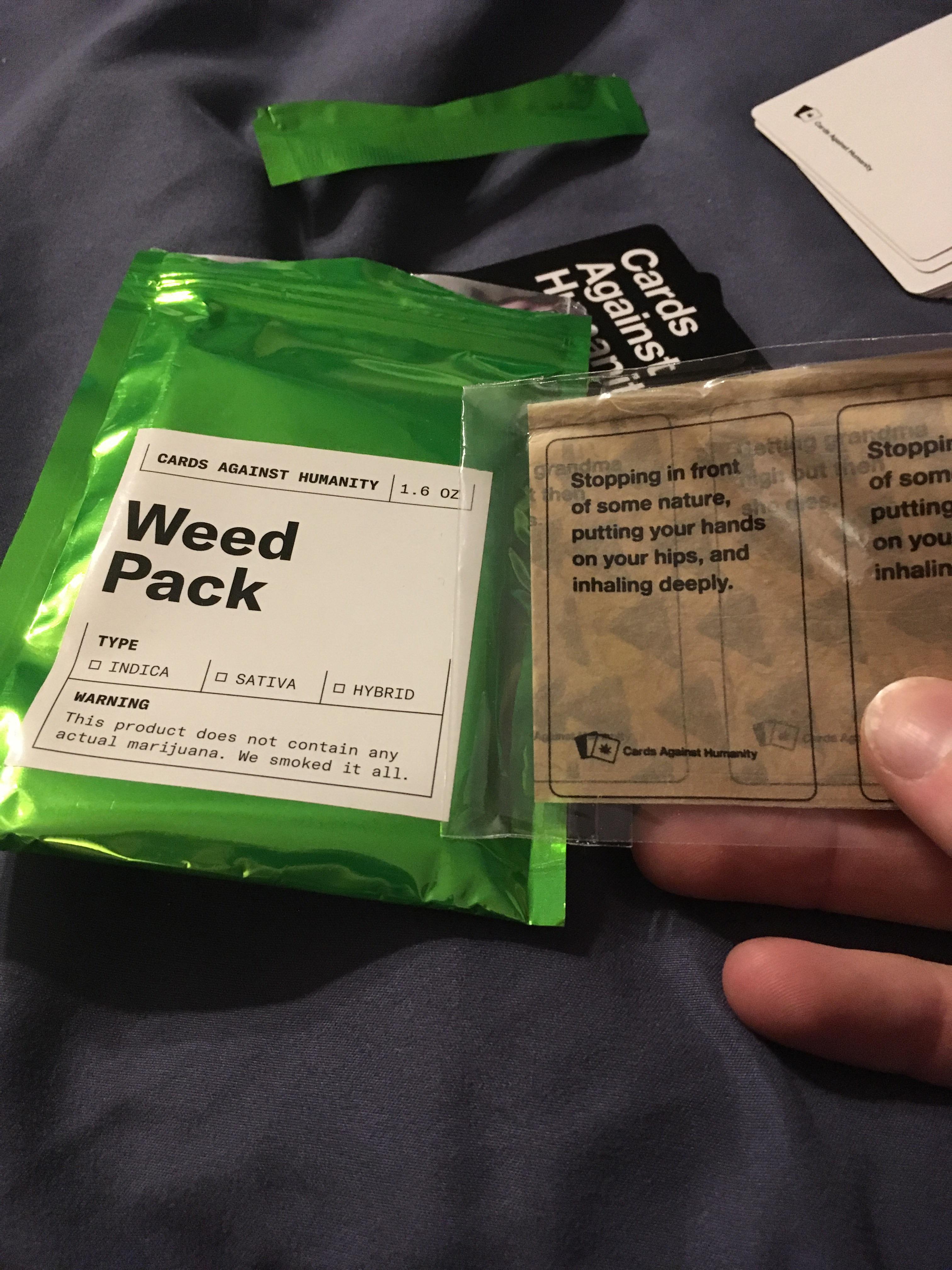 Cards Against Humanity- Weed Pack