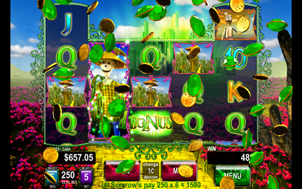 Wizard of Oz slot games
